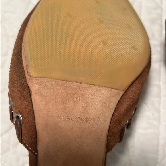 Brown Suede Women's Shoes - Picture 6 of 7